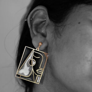 Jodi Hoops - silver black