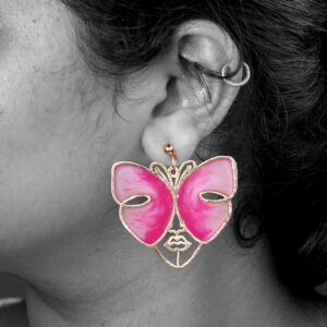Titli Girl Hoops - White and Pink
