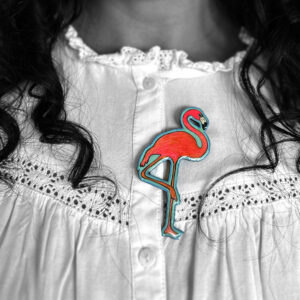 Flamingo Brooch