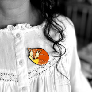 Fox Brooch